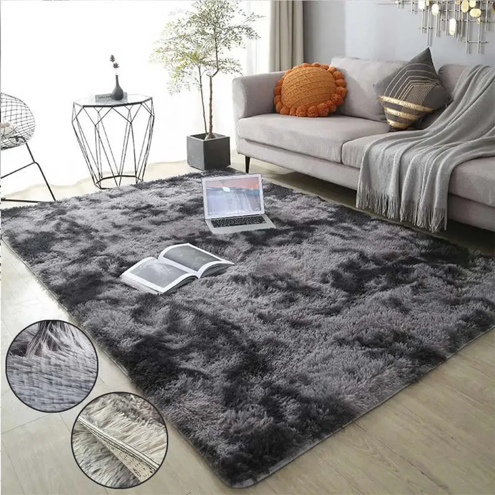 

Large Area Rug Plush Thick Carpet for Living Room Children Bedroom Rug Anti-slip Home Decor Rugs Baby Crawling Non-Slip Blanket