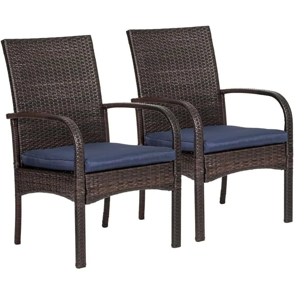 2 Pcs Brown Wicker … - image