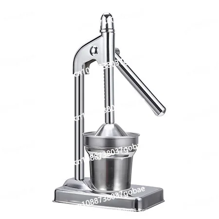 Stainless steel long handle hand juicer household small juicer