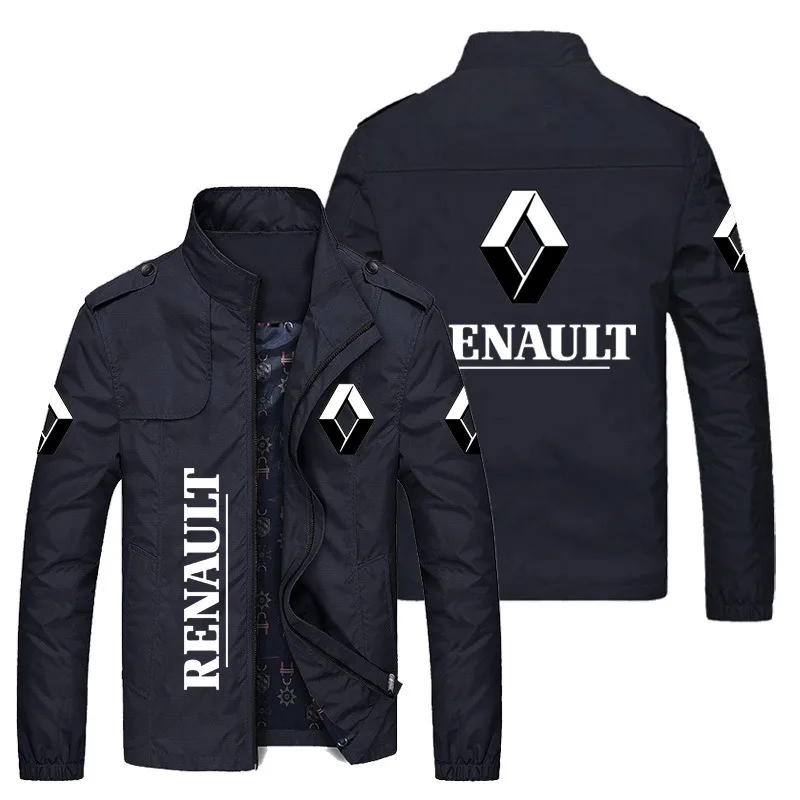 

Trendy Trench Coat Brand Windproof Men's Casual Oversized Workwear Autumn Jacket For Renault RS Duster Captur Clio Logan Megane