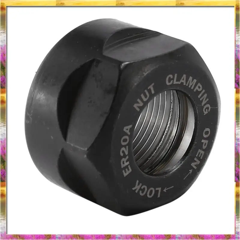 AA46 HOT-6X ER20 Collet Clamping Nuts For CNC Milling Chuck Holder Lathe