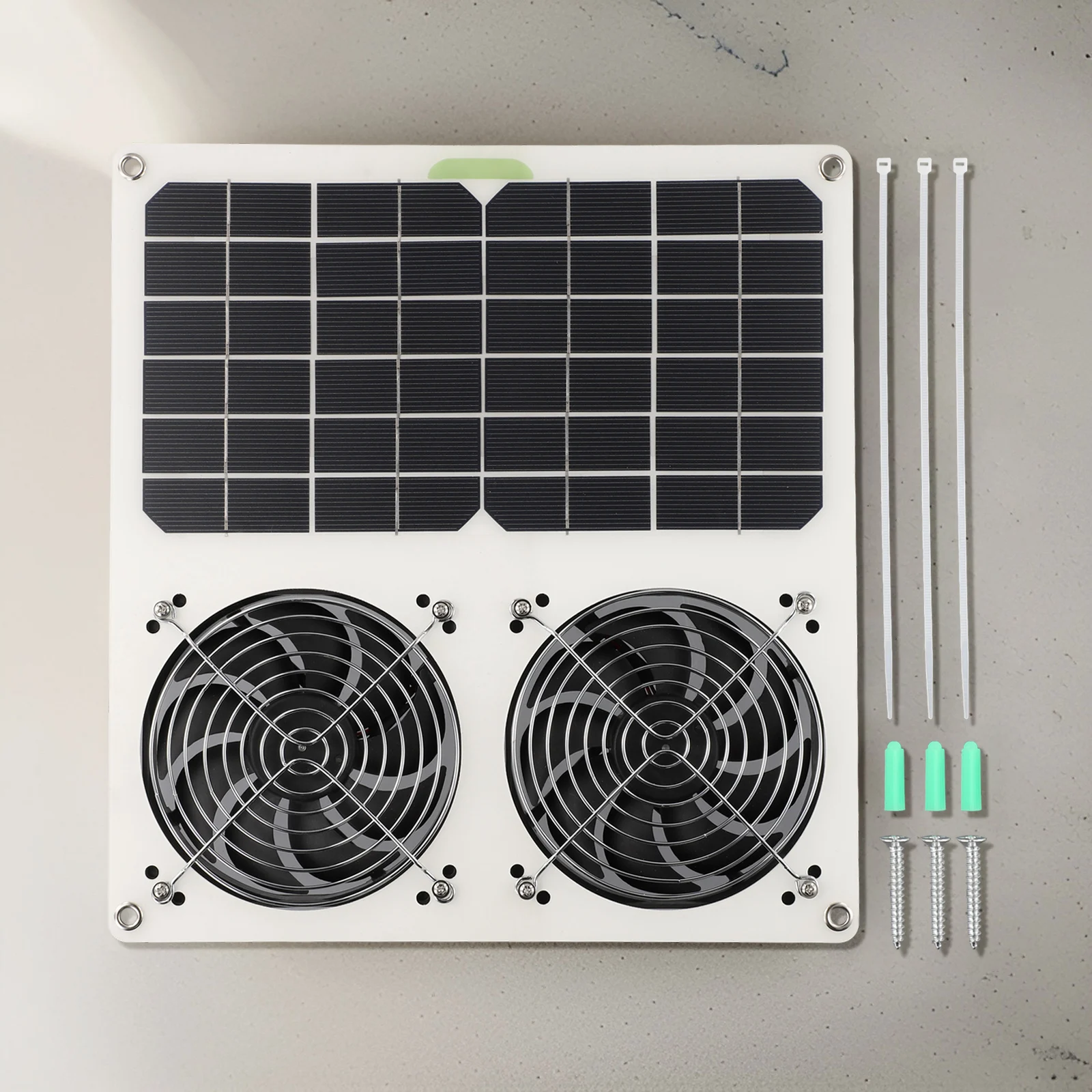 Perfect For Ventilation 16.5 *11.0 *.2 Exhaust Ventilation High Conversion Solar Panel Air Fan Continuous Power