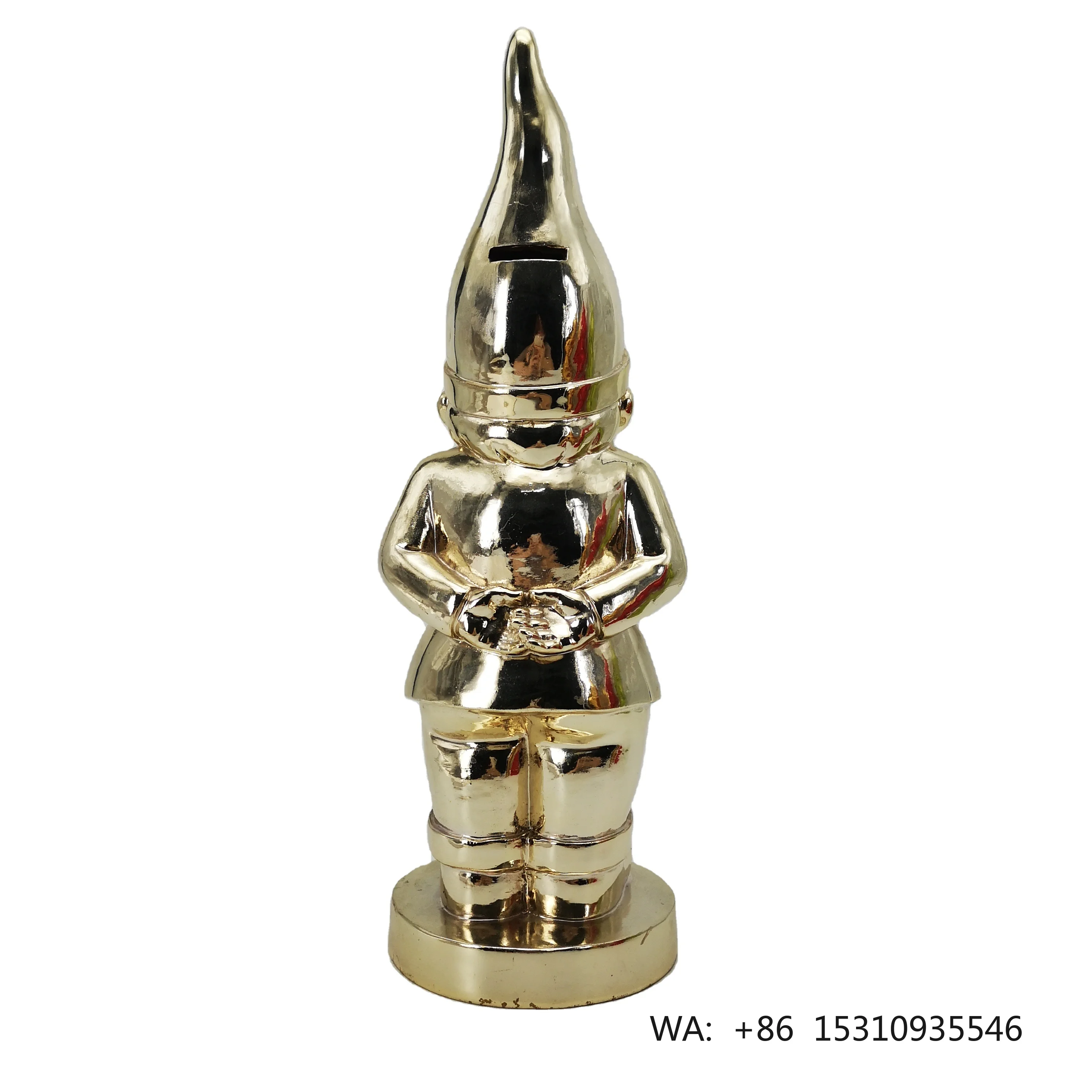 Resin Crafts Big Gnome ELF Handmade High Quality Coin Box Money Saving Box for Home Decoration and Gift
