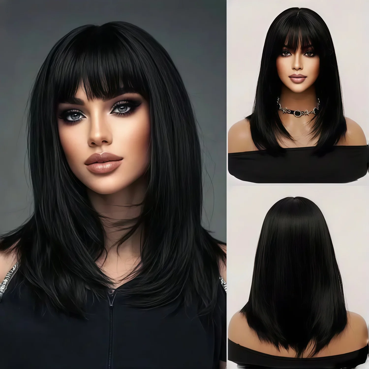 peruca-sintetica-curta-e-reta-preta-estilo-bob-com-franja-design-com-risca-ao-meio-para-mulheres-comprimento-ate-os-ombros-doce-e-fofa