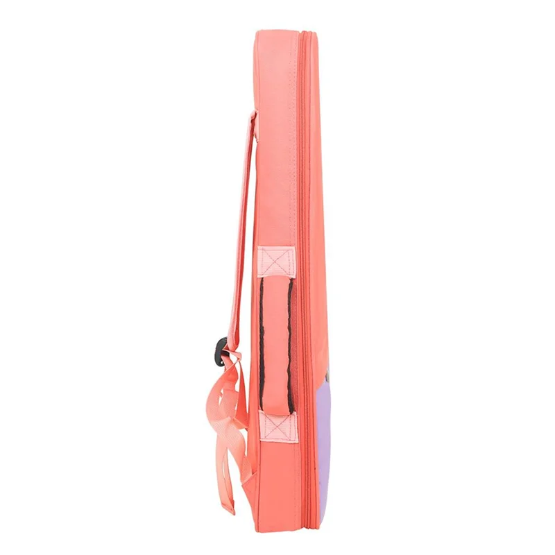 

AZZ-23 Inch Ukulele Bag Pink + Bright Small Guitar Bag Plus Cotton Waterproof Backpack Ukulele Bag Backpack