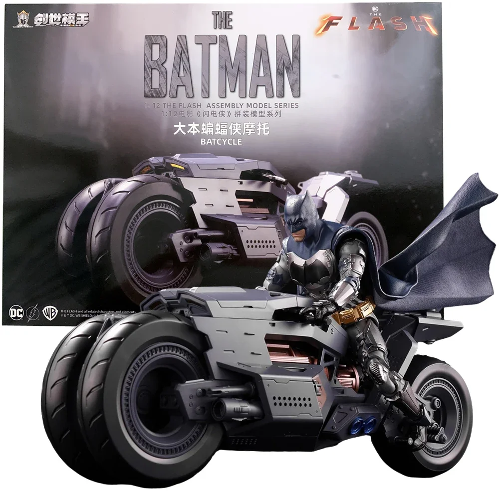 MODOKING Batman BATCYCLE Original DC Ben Action Figure Motorcycle Justice League Bruce Wayne Model Doll Kids Toys Christmas Gift