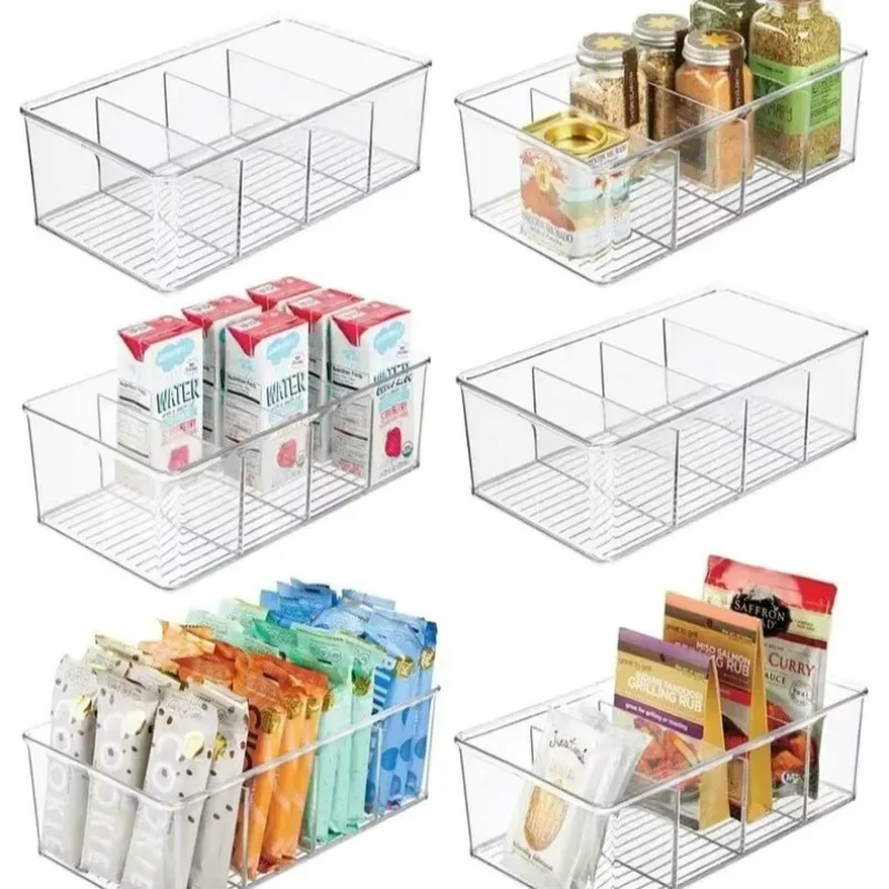 Refrigerator Organizer Bin Clear Plastic Food Storage Organizer Fridge Storage…