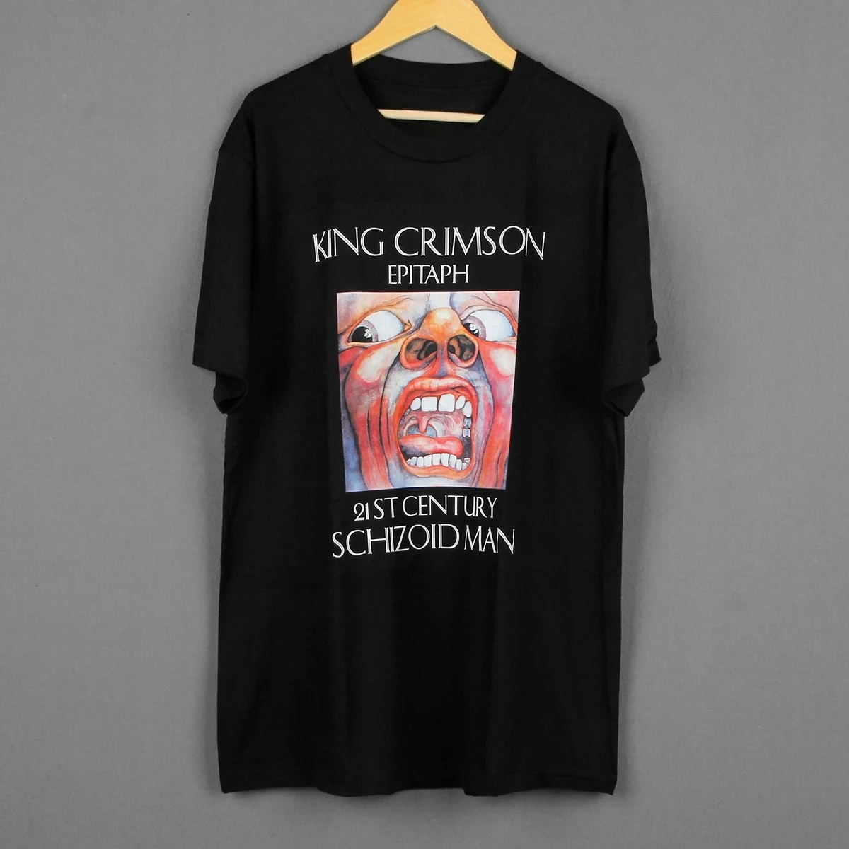 King Crimson T Shirt Prog Rock Experimental Rush Genesis Yes Band Men Women Clothing Short Sleeve Summer Printed Cotton Tee Tops