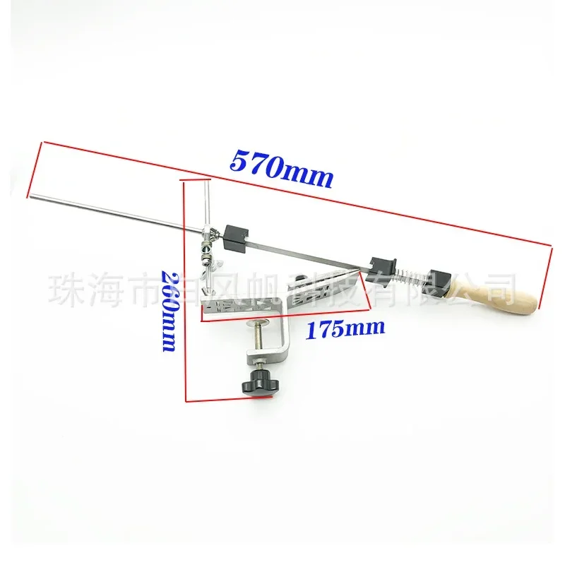 NEW Manual Fixed Angle Knife Sharpener System Machine Full Set Diamond Whetstone Sharpening Tool Adjustable Kitchen Honing