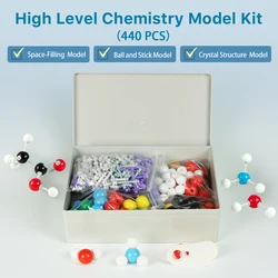 High Level Chemistry Molecular Model (440 PCS) Inorganic & Organic Molecular Models Kit with Atoms, Bonds