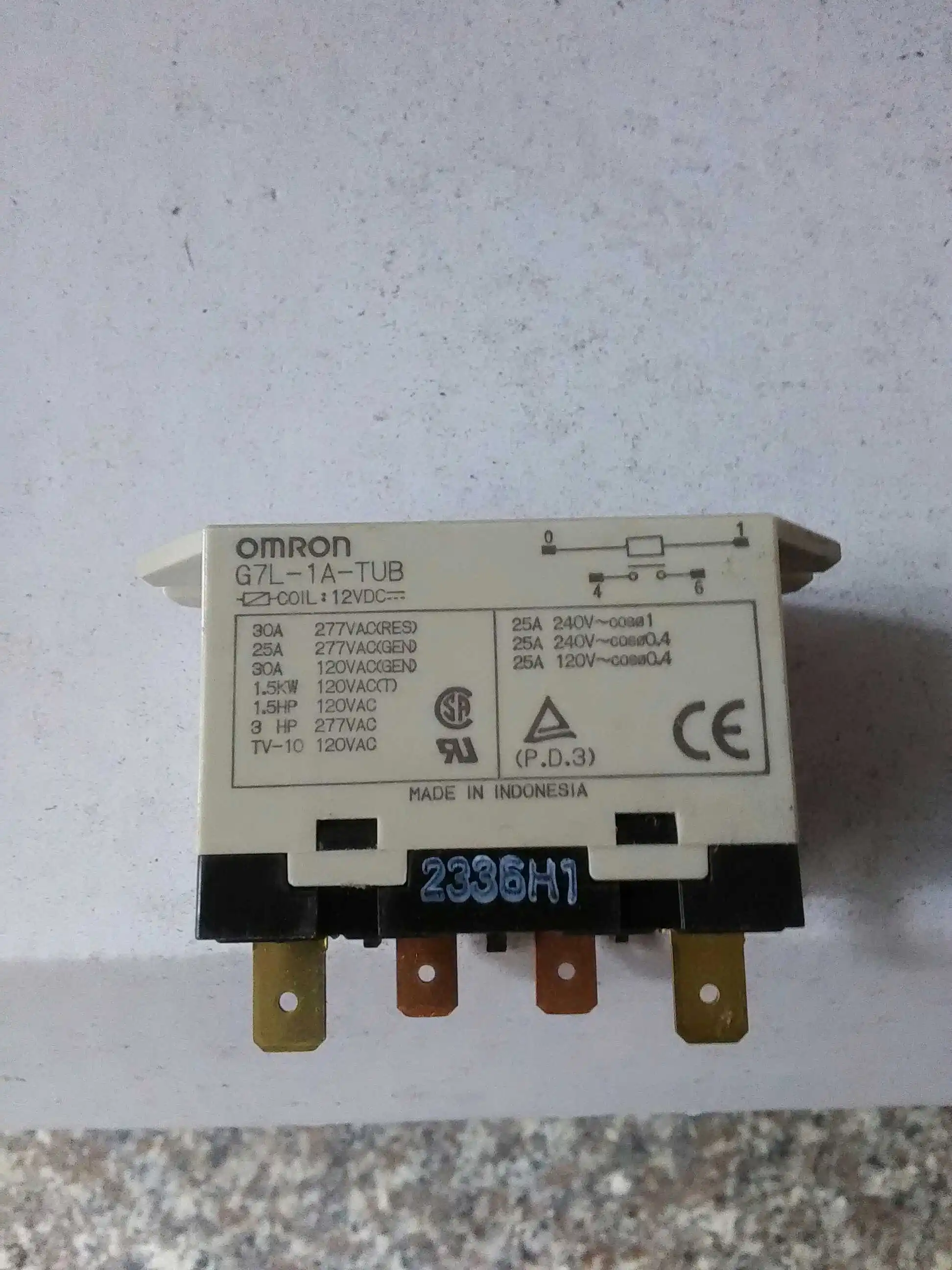 

G7L-1A-TUB 12VDC 10PCS