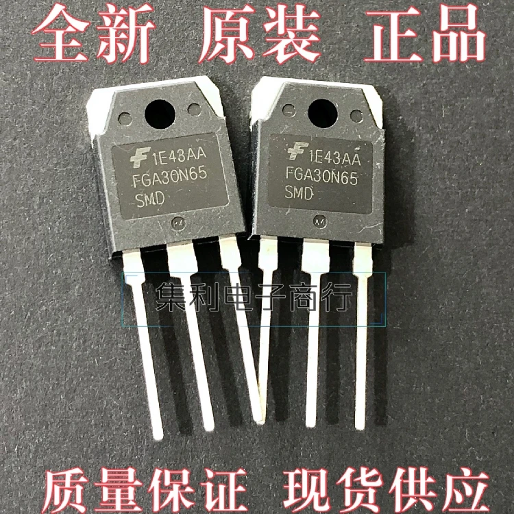 10PCS/Lot FGA30N65SMD  TO-3P 650V 30A IGBT In Stock Imported Original Fast Shipping Quality Guarantee