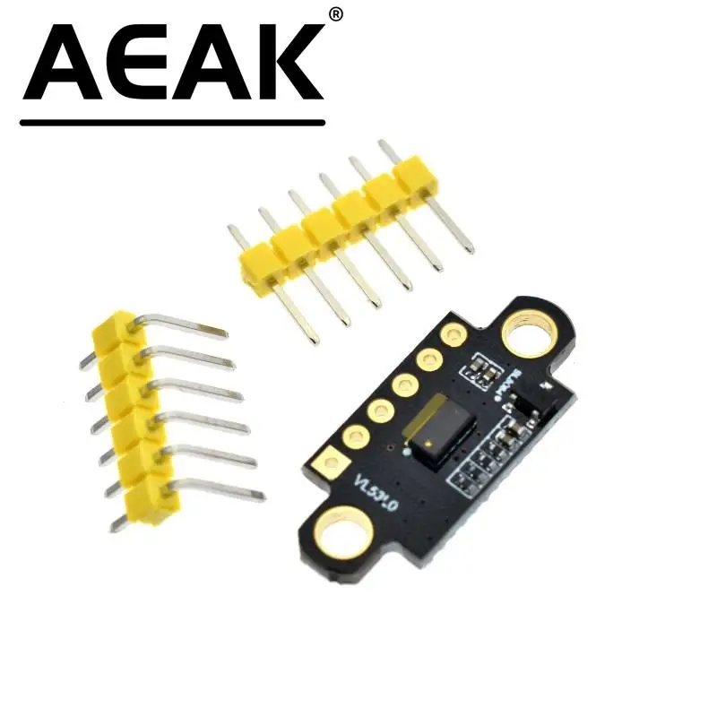 VL53L0X Time-of-Flight (ToF) Laser Ranging Sensor Breakout 940nm GY-VL53L0XV2 Laser Distance Module I2C IIC 3.3V/5V