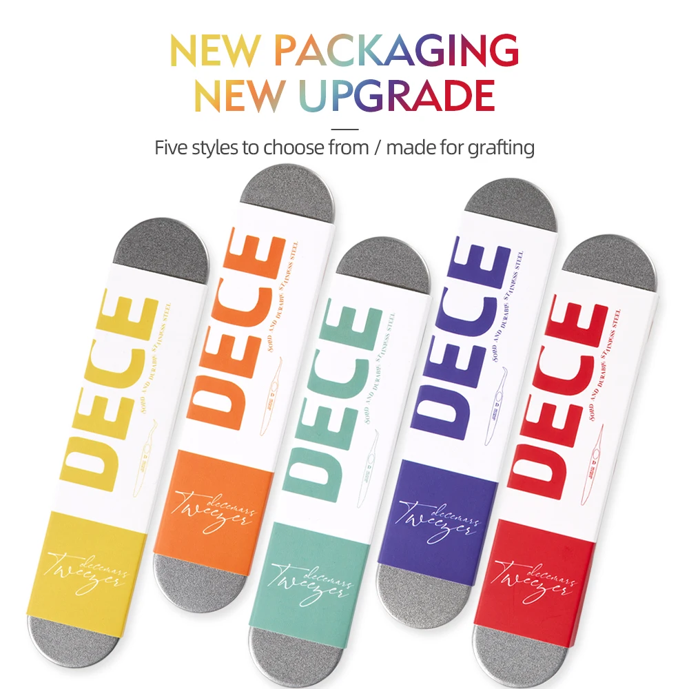 DeceMars まつげエクステンションピンセット 5 色