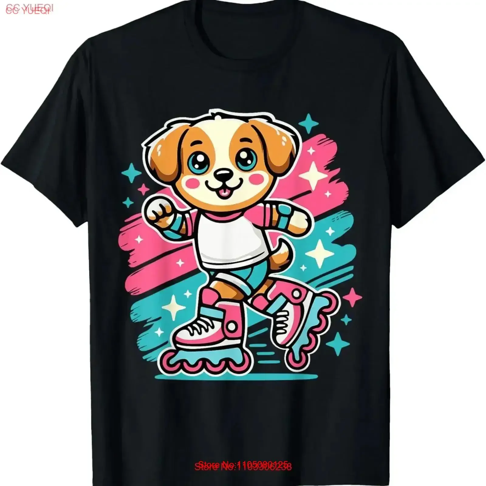 Роликовая собака u2013, футболка с милым щенком на роликовых коньках, винтажная стираная удобная футболка для повседневной носки, винтажная винтажная футболка с графикой
