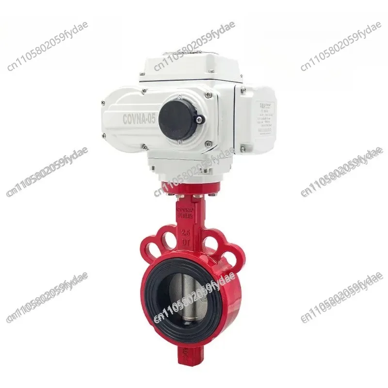 Aluminum Alloy Clip-on Electric Butterfly Valve Open Following Pair Clip-on Electric Butterfly Valve Fire Butterfly Valve