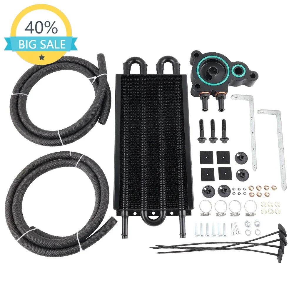 Oil Cooler Kit for Racing Car Transmission with Adapter Plate Fits Honda GK5 GR9 1.5L/1.8L Ver1.0 CVT Car Accessories