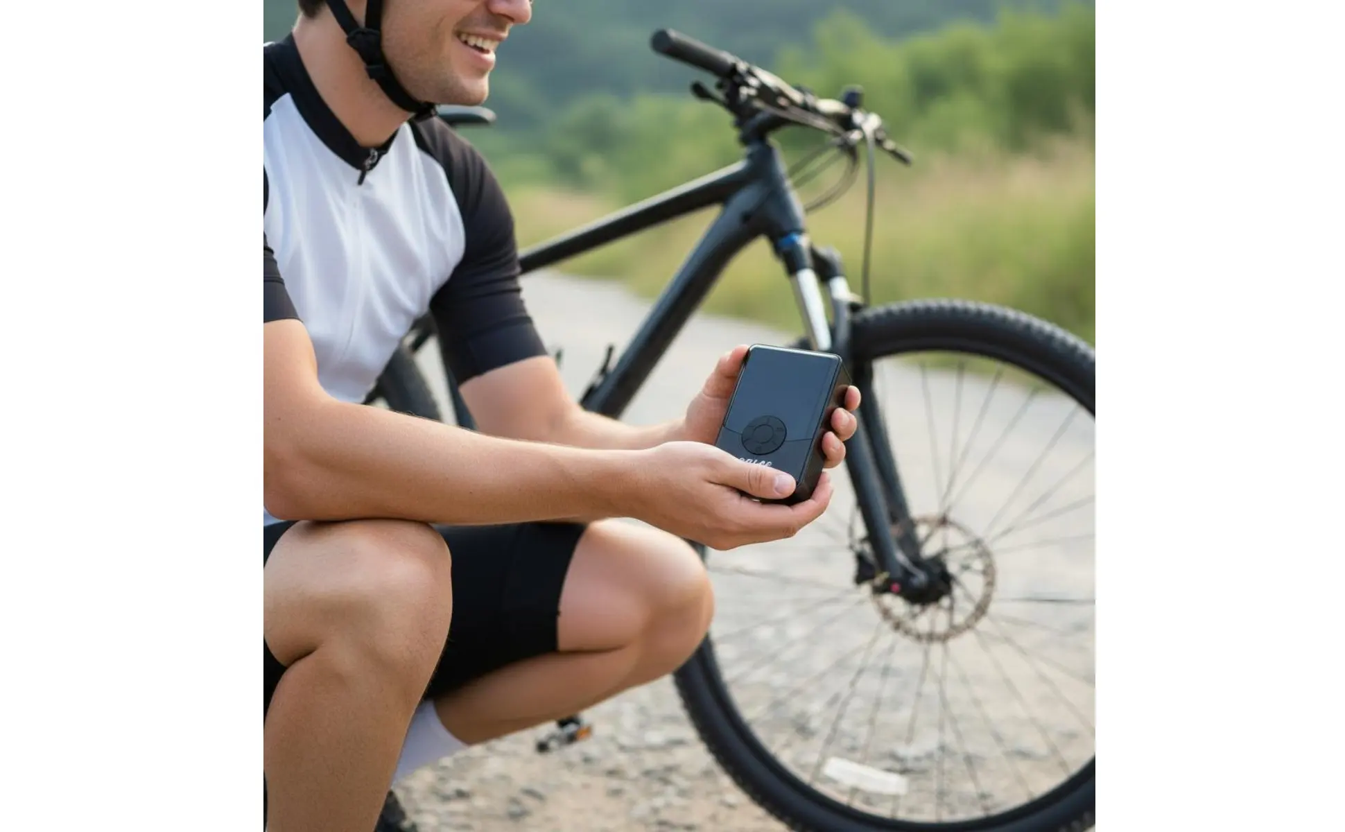Mini Electric Bike Pump Quick Inflation Rechargeable Bike Inflator Portable Cycle Pump Fast Inflate Lightweight for Cycling