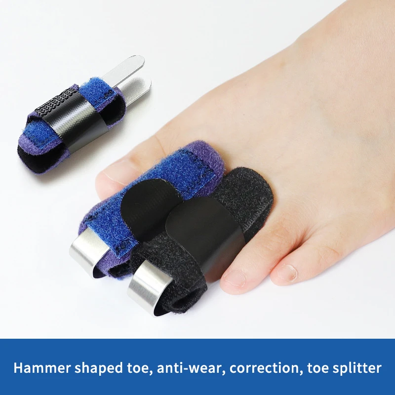 1Pc Toe Splint Straightener For Hammer Toe Corrector Crooked Toe Claw Toe Stabilizer Support Brace Wrap Pain Relief Kids Adults