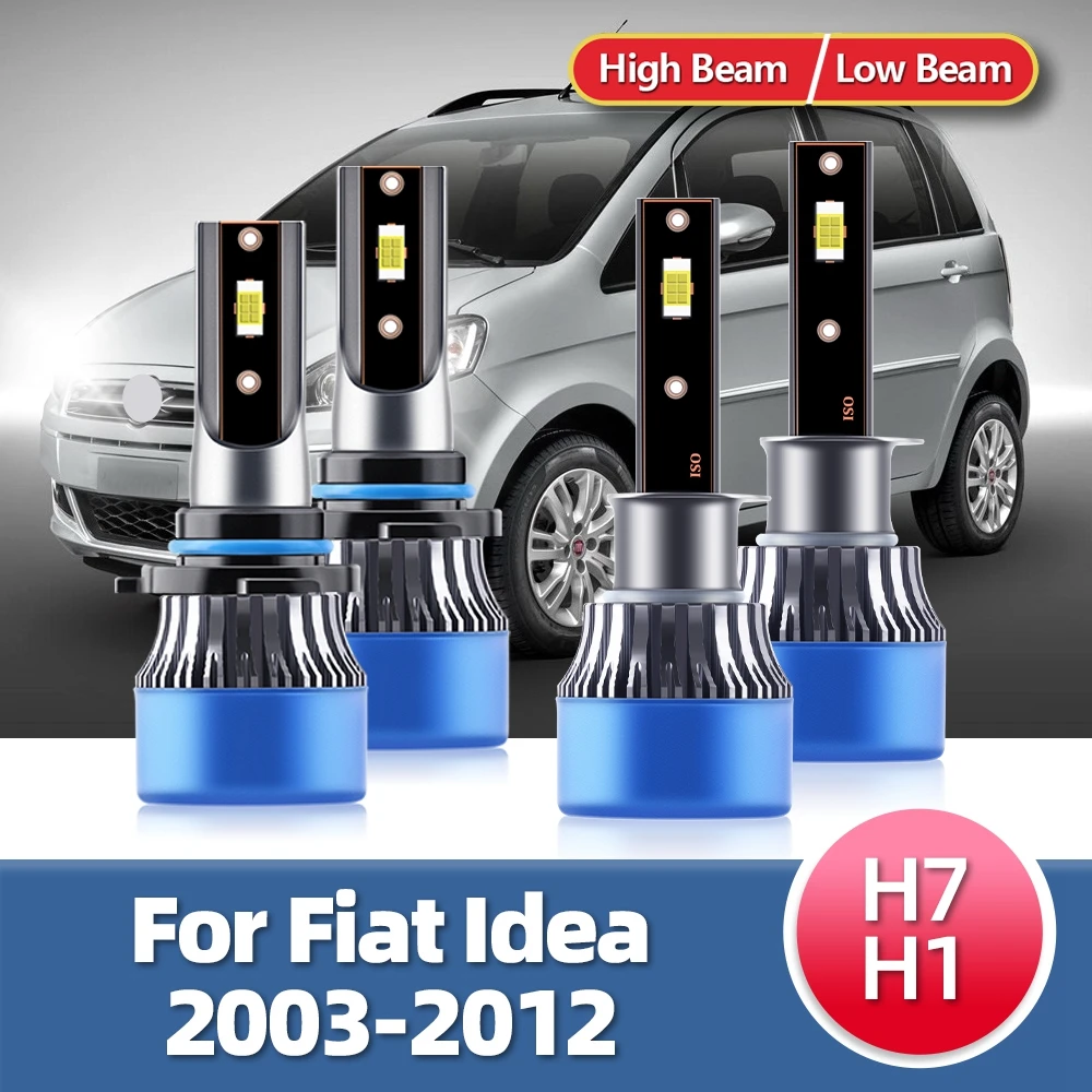 

LED Turbo Car Headlights Lights Lamp Auto Bulbs 110W 15000LM For Fiat Idea 2003 2004 2005 2006 2007 2008 2009 2010 2011 2012