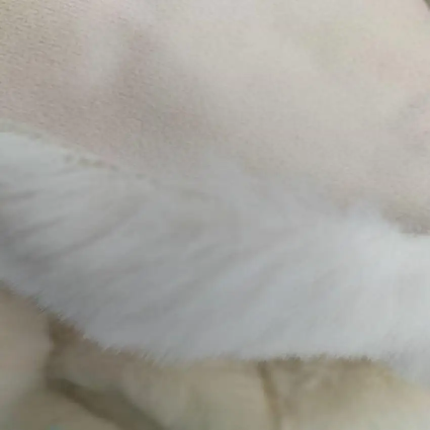 سجادة منطقة من فراء الأرانب - ناعمة وسميكة وغير قابلة للانزلاق ومقاومة للماء - قابلة للغسل في الغسالة لديكور غرفة المعيشة وغرفة النوم