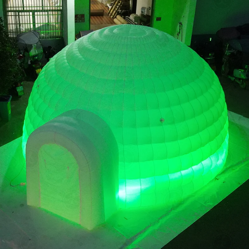 Lawn Inflatable Igloo Dome High Quality Trade Show Outdoor Inflatable Party Half Dome Tents For Event  Rental