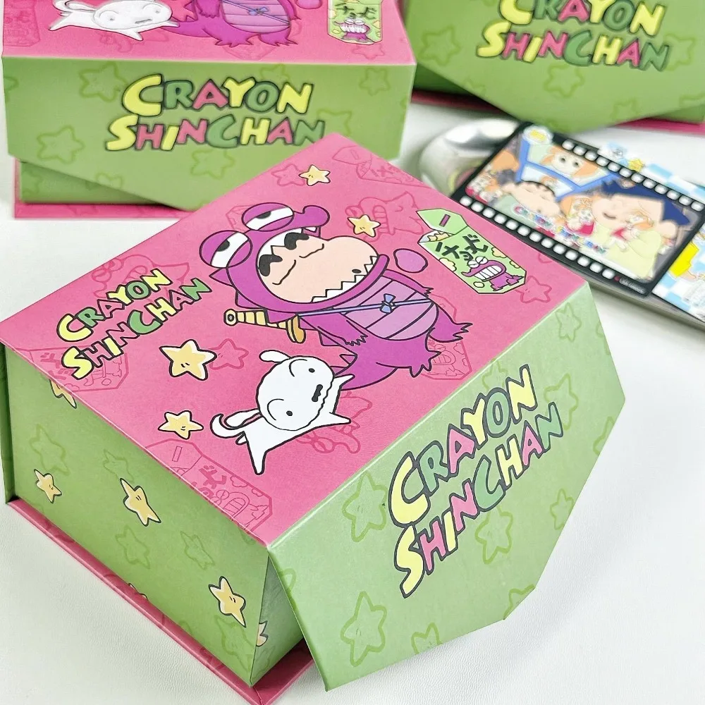 Cartoon Crayon Shin-chan Waniyama Storage Box Cute Cartoon Anime Office Desktop Flip Cover Miscellaneous Toys Storage Box