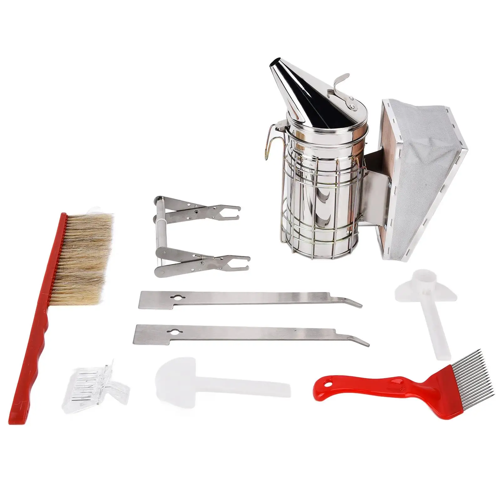 

Beekeeping Smoker Set Large Volume Durable Easy to Use for outdoor for apiculture Tools