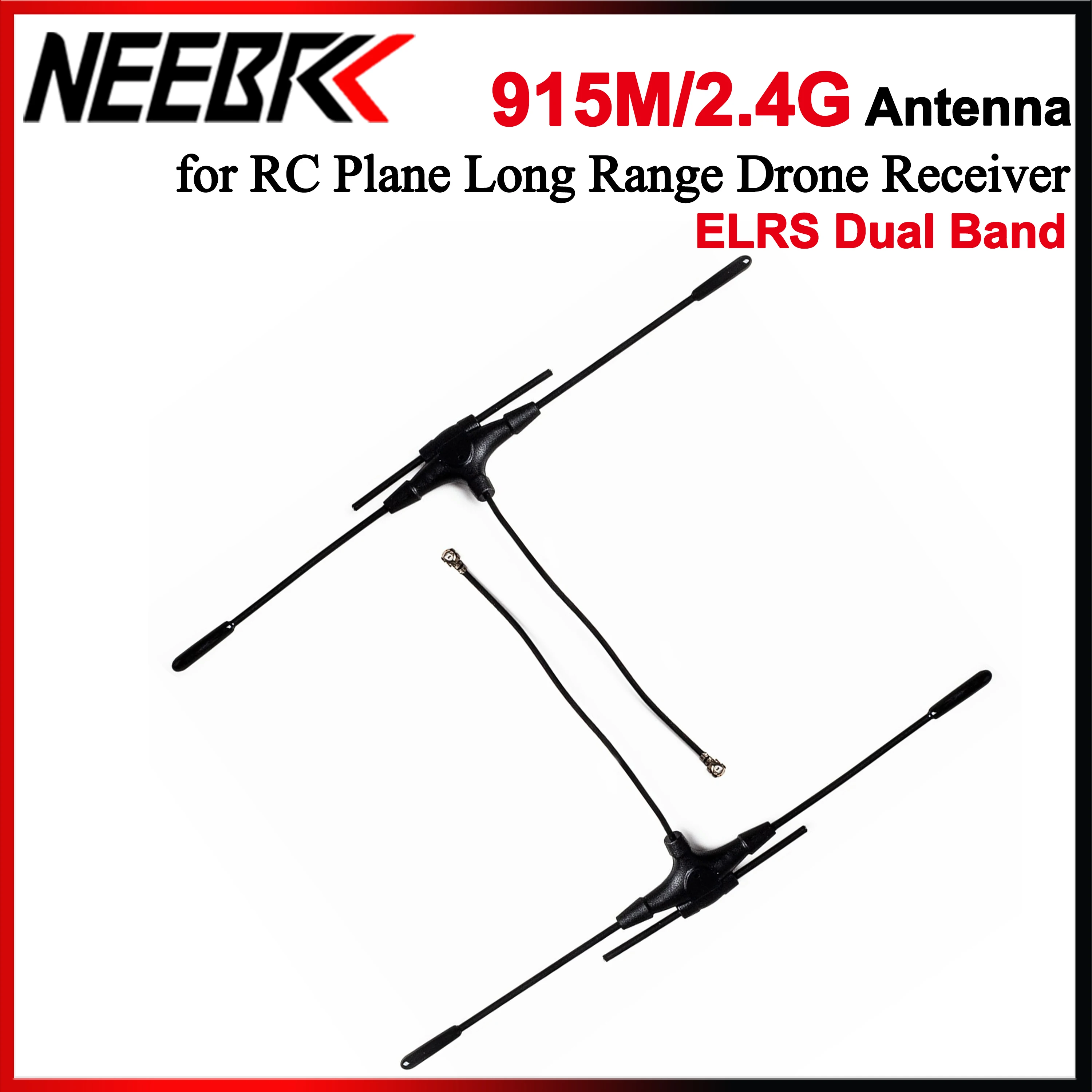 1/2/5/10/20PCS 915M/2.4G 80mm Dual Band T-shaped T Type Antenna IPEX 1 for RC FPV Long Range Drone ELRS ExpressLRS Receiver DIY