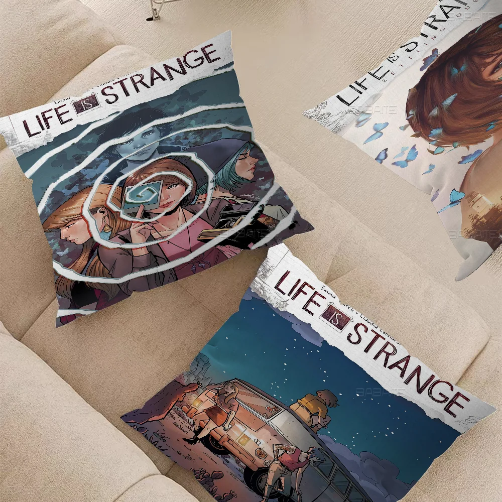 Life Is Strange 2 Cushion Cover Decorative Pillow Sofa Home Decor Case Pillow Cases