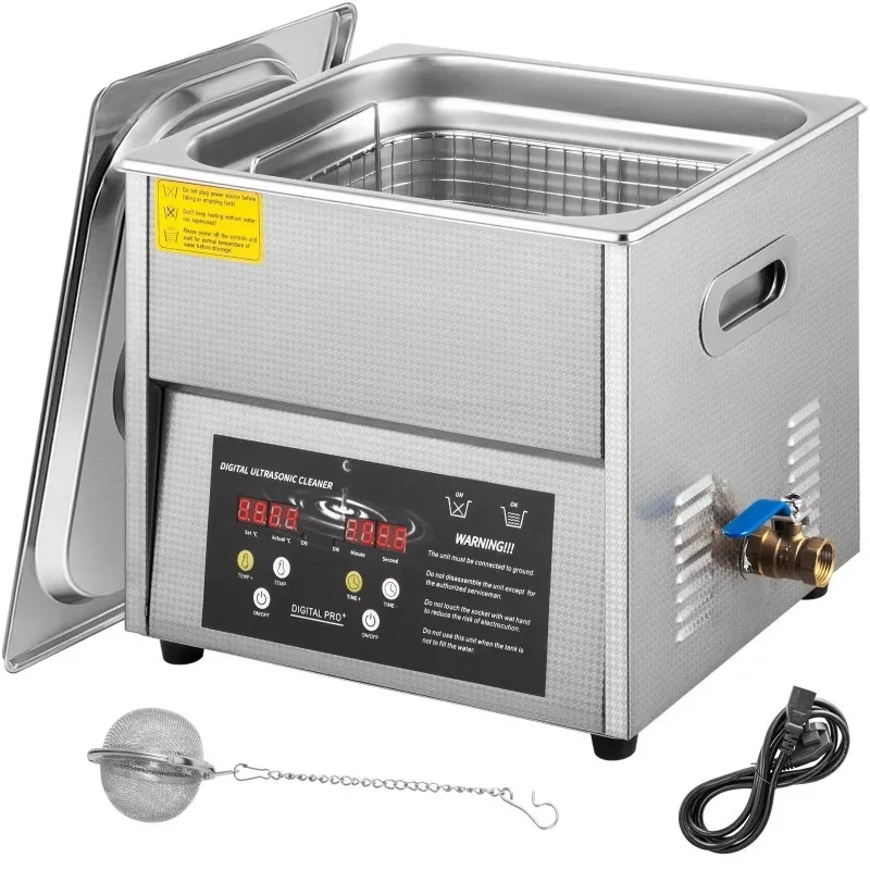 Digital Ultrasonic Cleaner Ultrasonic Cleaning Machine Stainless Steel Tank for Hardware Auto Parts Professional Cleaning Use