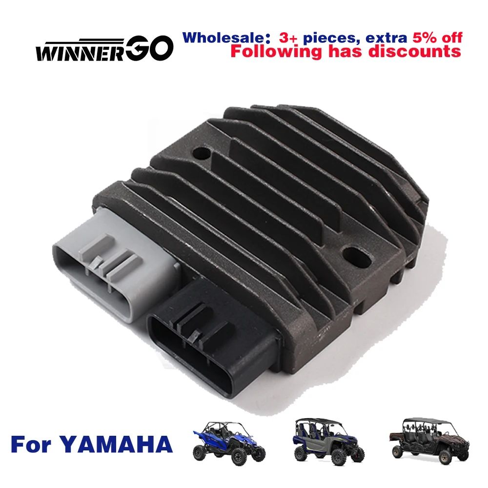 

Voltage Regulator Rectifier For Yamaha YXZ 1000 EPS Wolverine YXE 700 850 YXM YXC 700 Viking YXR700 Rhino Side-by-Side UTV