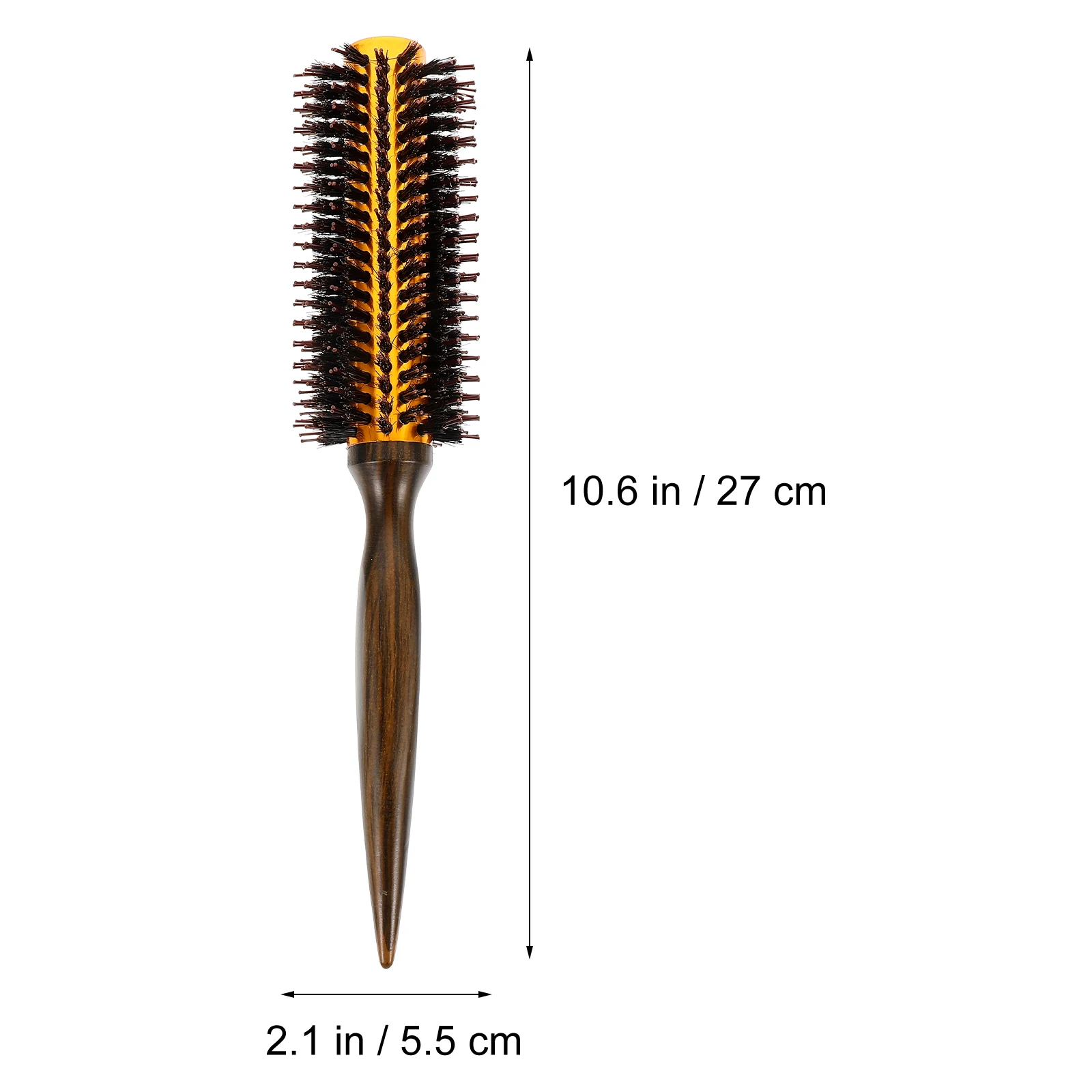 مشط ذيل مدبب، لفك تشابك الشعر الخشبي لتصفيف الشعر المجعد، أمشاط تصفيف الشعر الاحترافية، فرشاة مستديرة، مريحة وسهلة التنفس