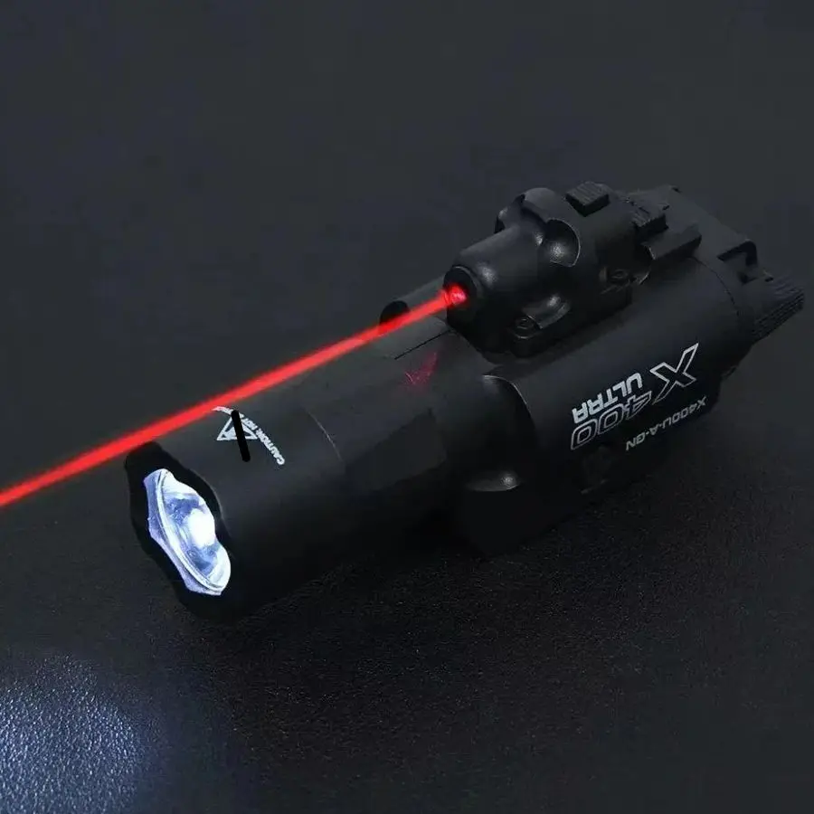 

2025 New Nylon X400U hanging infrared laser flashlight G17 P1 tactical flashlight laser SBAL toy gun light Hunting Accessories