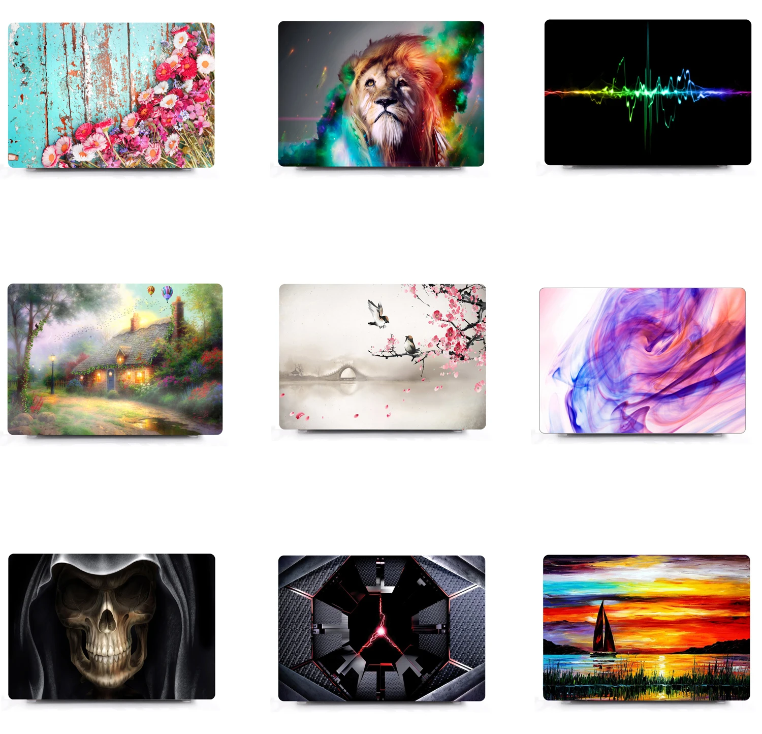 

For Macbook Air Pro 11 12 13" inch Print Matte Hard Shell Case Cover Bag ZH