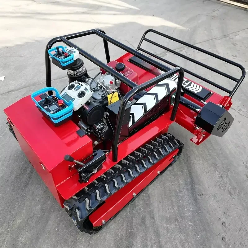 Remote Control Flail Mulcher Mower Heavy Machine for Grass Brush and Small Branch Cutting