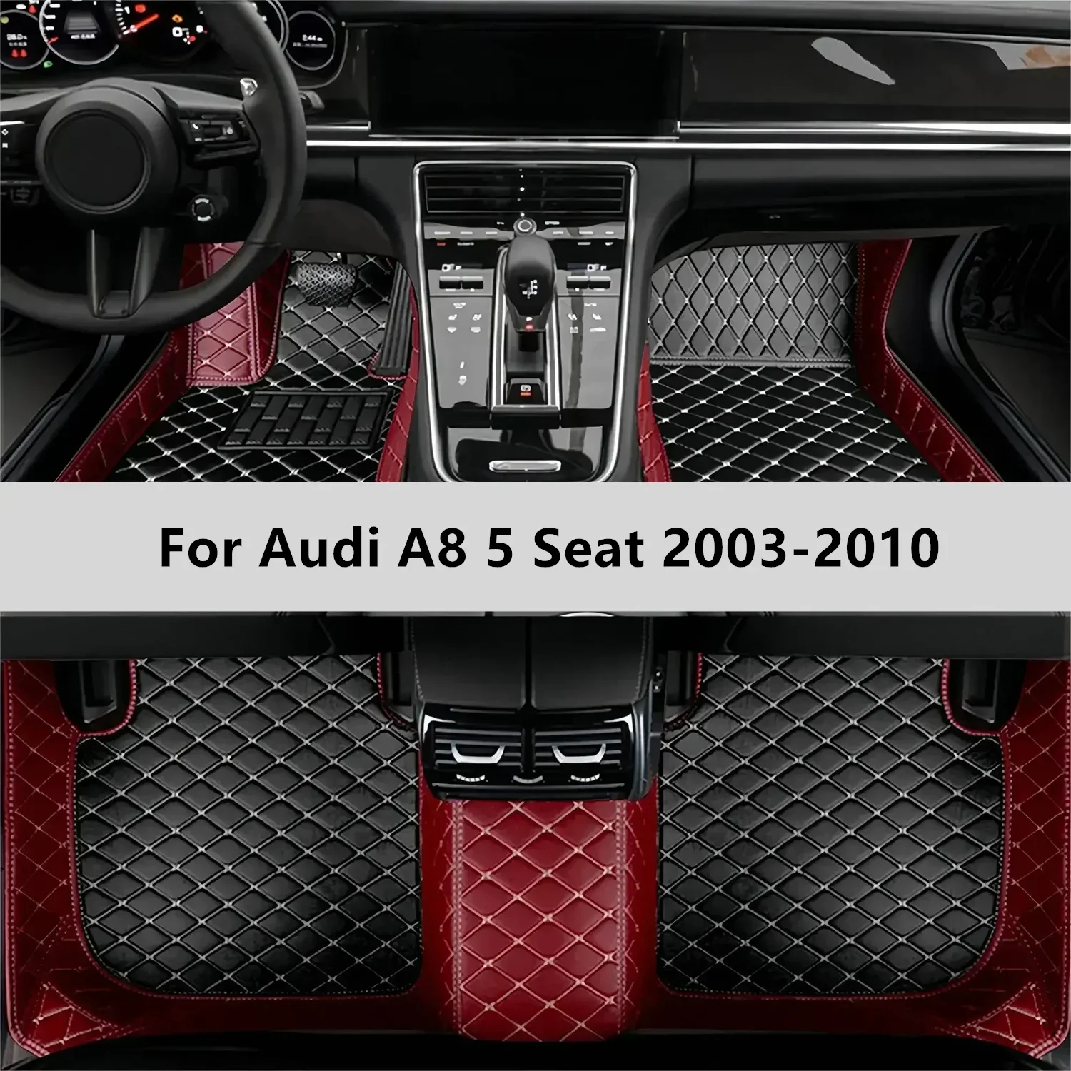 

Custom Car Floor Mats For Audi A8 5 Seat 2003-2010 Floor Mat Car Mat Accessories Interior Accessories