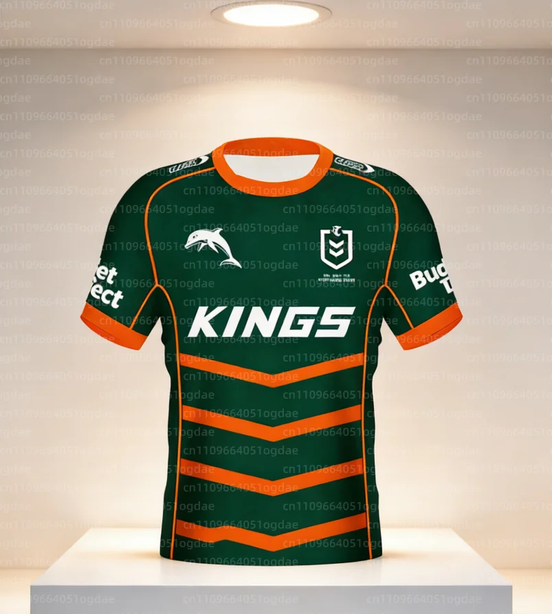 Lazer e Moda 2026: Novo Uniforme de Treino Masculino para Esportes ao Ar Livre e Casa – Camisa de Rugby Adulto Respirável para o Verão