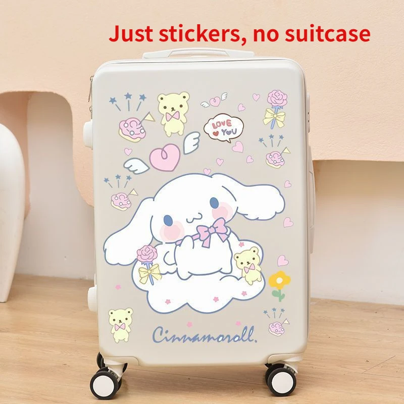 Cartoon Sanrio suitcase sticker Kuromi Pacha dog waterproof suitcase trolley case decorative sticker waterproof