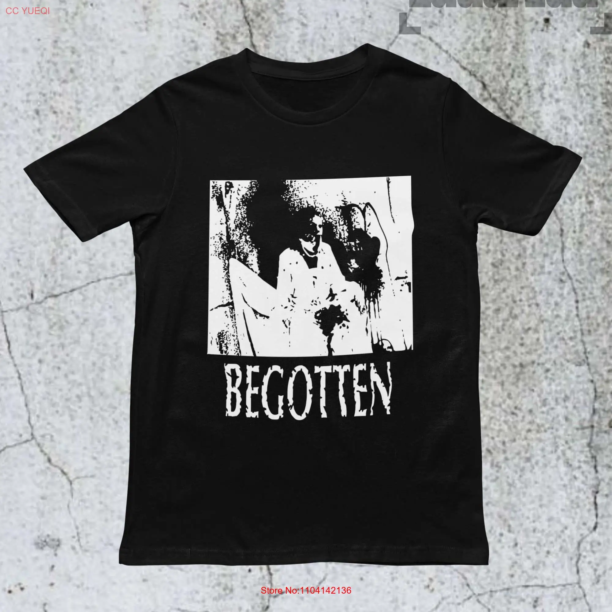 Vintage Begotten Horror Film T Shirt Movie Cult Classic Unique Creepy Lover Fan ZA05 long or short sleeves