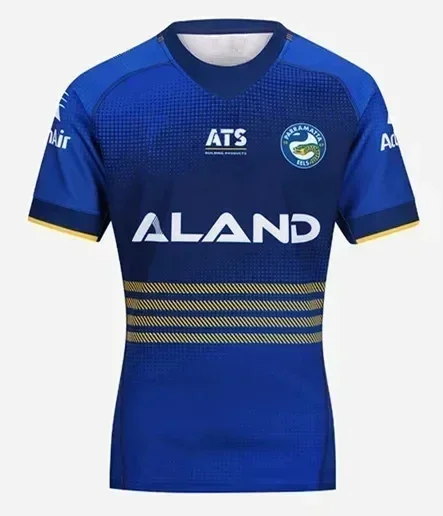 Домашняя трикотажная рубашка для регби Parramatta Eels 2023/24 PARRAMATTA EELS ДОМАШНЯЯ ТРЕНИРОВОЧНАЯ ТРИКОТАЖА ПО РЕГБИ, размер S --- 5XL