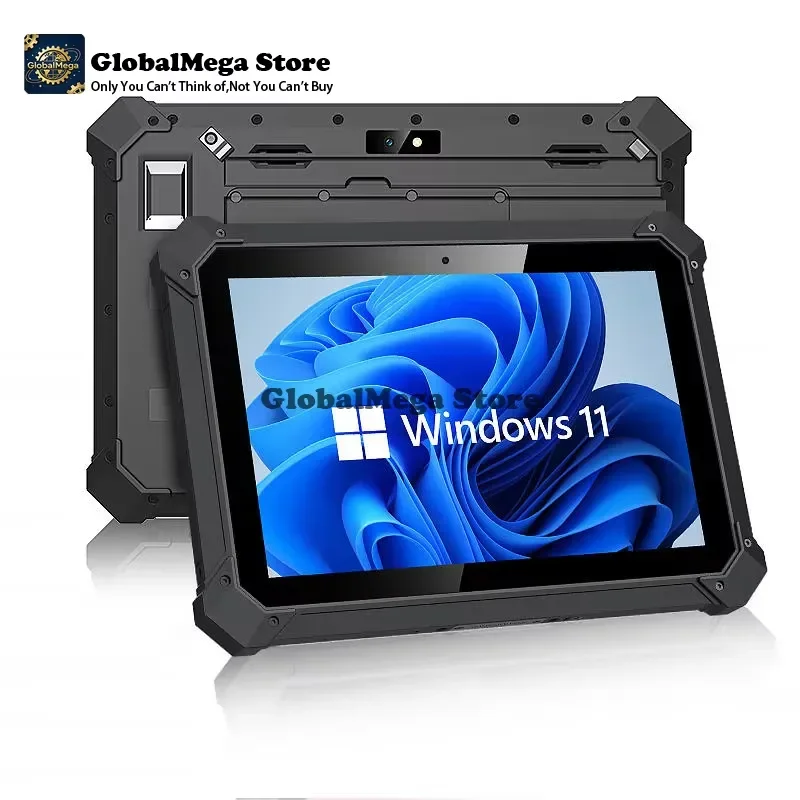 2026 Latest Rugged Tablet 10.1 Inch IP67 Waterproof Win10 Upgradable to Windows 11 Industrial Tablet 16GB RAM 512GB SSD with