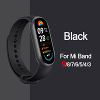 Bracelet for Mi band 8 7 Strap Sport Silicone Miband4 miband 5 correa Replacement Wristband xiaomi Mi band 3 5 6 4 7 8 9 strap