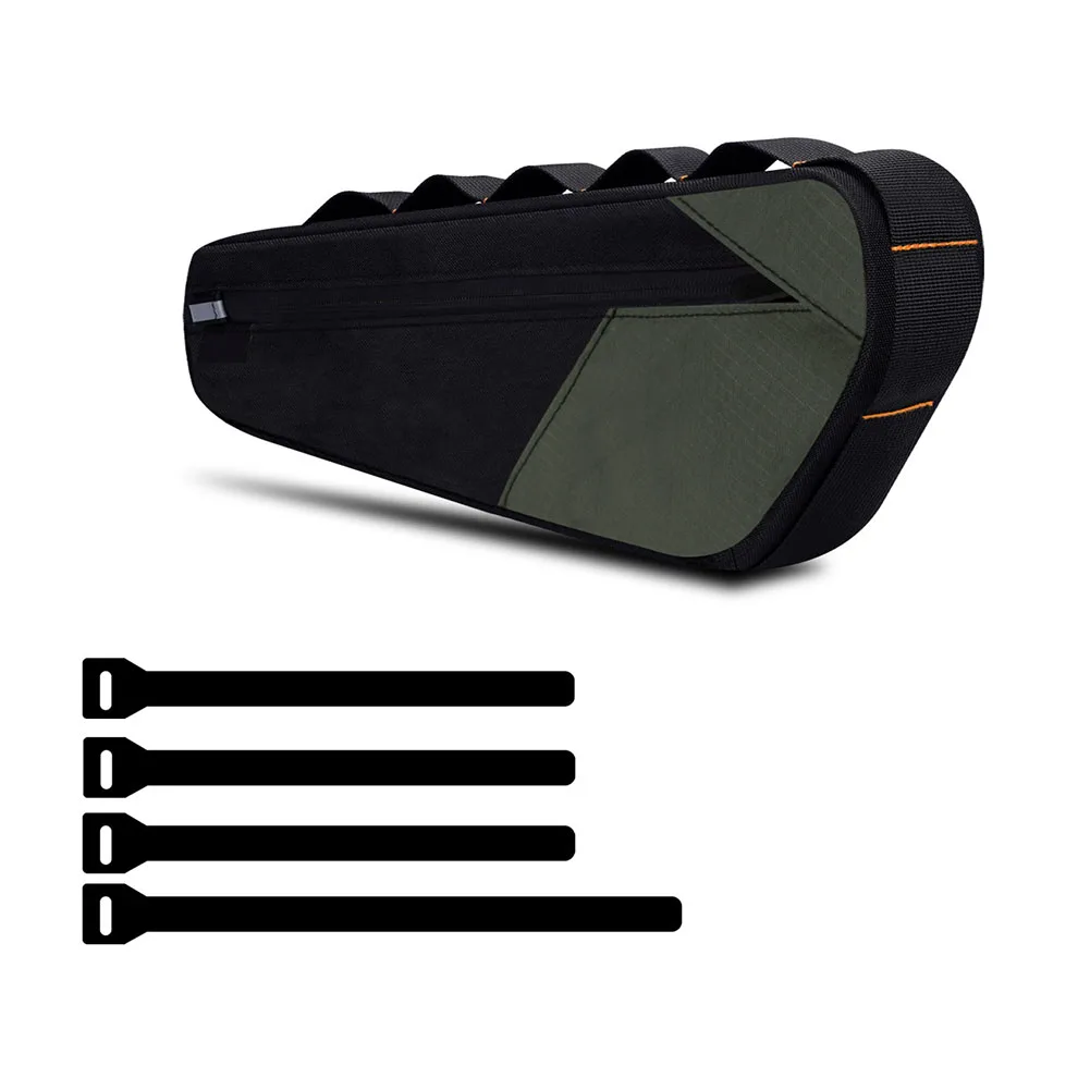 

Flexible Mounting Bike Pouch Bike Triangle Bag As Picture Shown Bicycle Frame Bag 210g Bag Weight Compact Lightweight Design