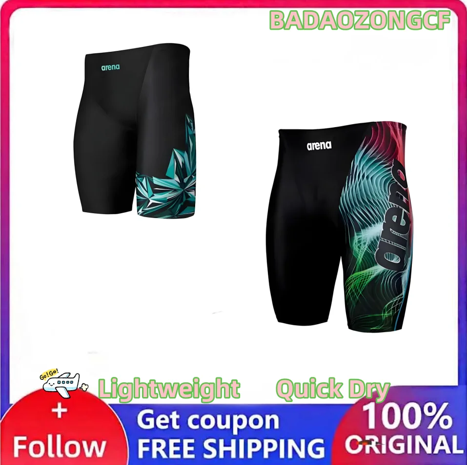 Men‘s Swim Trunks Quick Dry Board Shorts, Lightweight Beach Shorts with Mesh Lining for Surfing Swimming