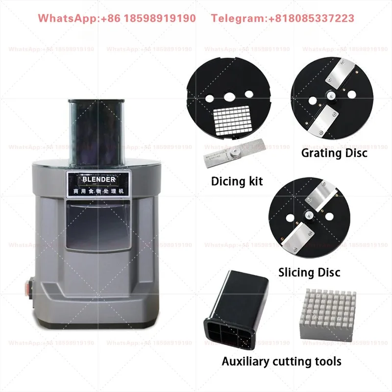 Fully Automatic Multi Function Electric Vegetable Cutting Machine Potato Carrot Cabbage Dicer Food Chopper Processor Low Noise