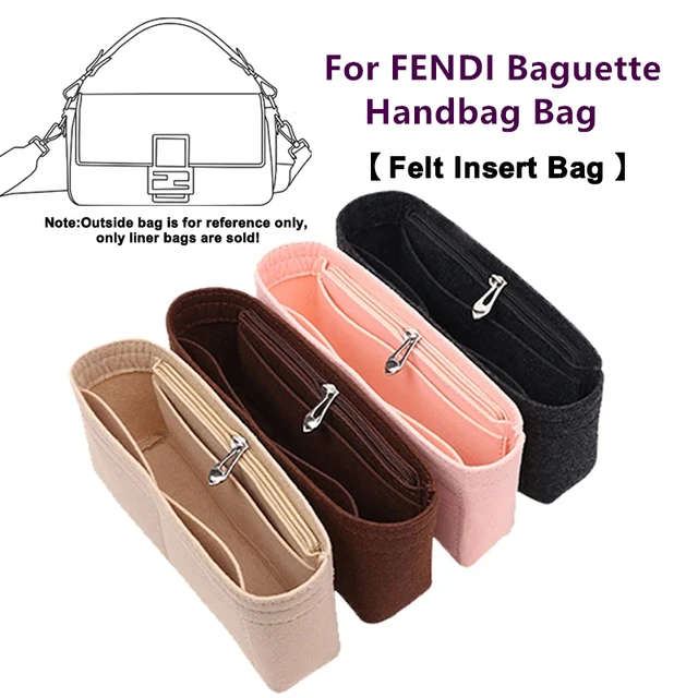 Bag Organizer Soft Felt Liner Modification Accessory For FENDI Baguette  Handbag Hold Shape Improve Space Inner Pocket Lining - AliExpress