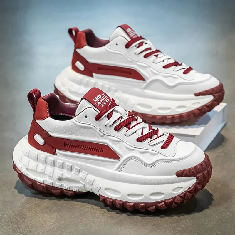 أحذية رياضية عصرية للرجال من oes Dad أحذية Thi Sole Tire Bot Faionable متعددة الاستخدامات رياضية صيفية جديدة Sle زيادة الارتفاع