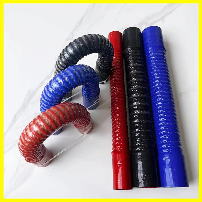 All Size Universal Blue black Silicone Flexible Hose Car Air Intake Pipe Radiator Tube Intercooler Tube Rubber Joiner And Clamps