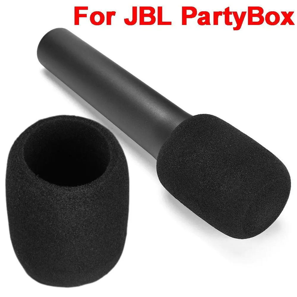Replacement Mic Windscreen Cover Flocked Sponge Foam Windproof Microphone Pop Filter Pop Filter Cover for JBL PartyBox Wireless